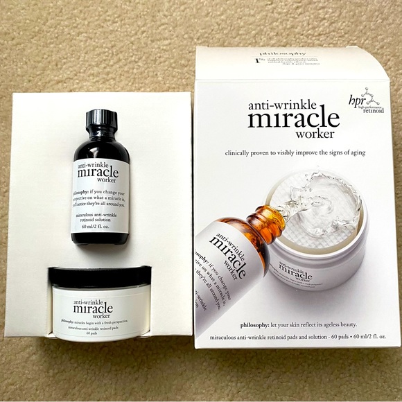 philosophy anti-wrinkle miracle worker retinoid pads and solution - Picture 4 of 8